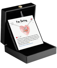 Load image into Gallery viewer, I&#39;m Sorry Heart Necklace - Cannot Erase
