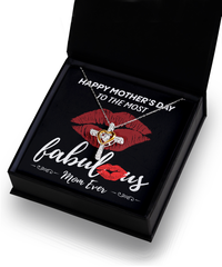 Load image into Gallery viewer, Mom Cross Necklace - Most Fabulous

