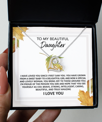 Load image into Gallery viewer, Daughter Heart Necklace - See Yourself
