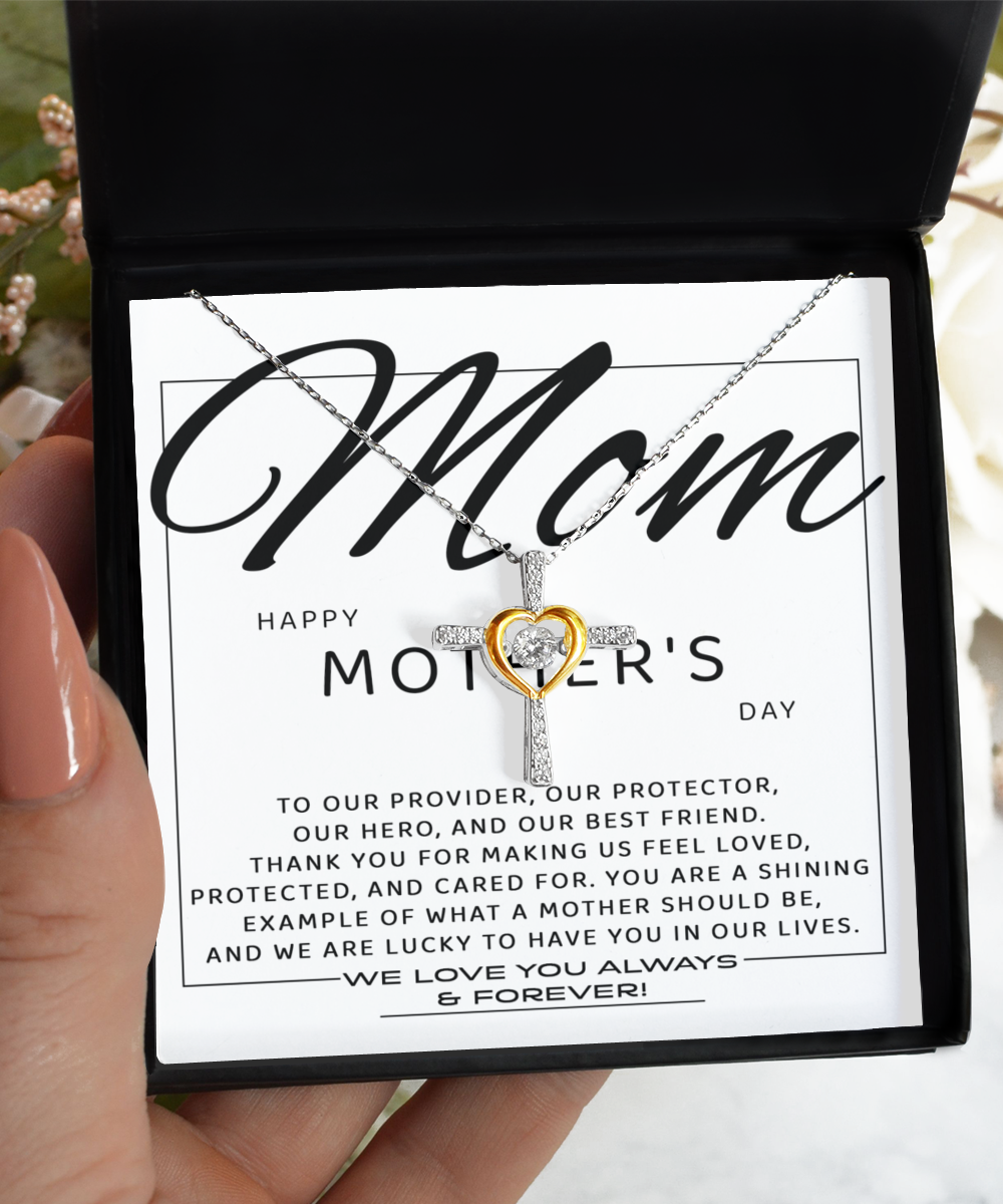 Mom Cross Necklace - Our Best Friend