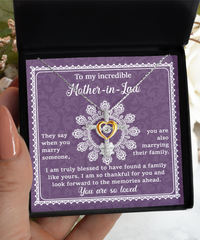 Load image into Gallery viewer, Mother in Law Cross Necklace - Family Like Yours
