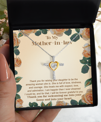 Load image into Gallery viewer, Mother in Law Cross Necklace - Grateful To You
