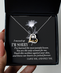Load image into Gallery viewer, I&#39;m Sorry Heart Necklace - Painful Lesson
