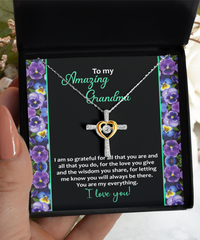 Load image into Gallery viewer, Grandma Cross Necklace - My Everything
