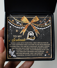 Load image into Gallery viewer, Soulmate Heart Necklace - By My Side
