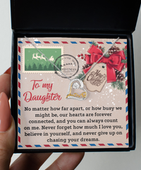 Load image into Gallery viewer, Daughter Heart Necklace - Forever Connected
