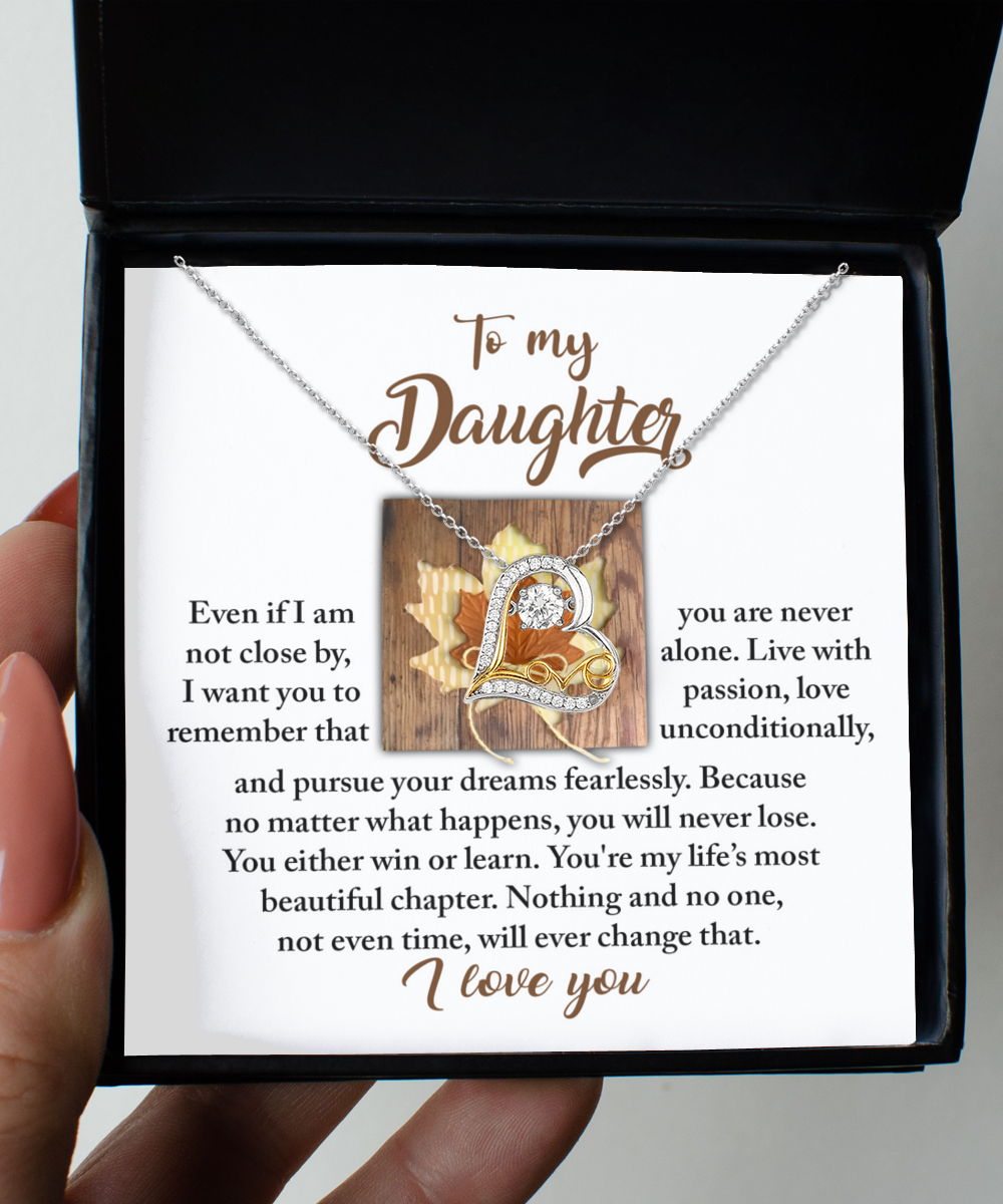 Daughter Heart Necklace - Live With Passion