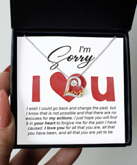 Load image into Gallery viewer, I&#39;m Sorry Heart Necklace - Change The Past
