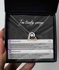 Load image into Gallery viewer, I&#39;m Sorry Heart Necklace - Away From You
