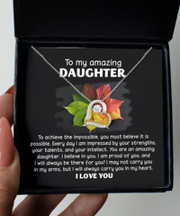 Load image into Gallery viewer, Daughter Heart Necklace - It Is Possible

