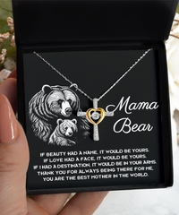 Load image into Gallery viewer, Mom Cross Necklace - In Your Arms
