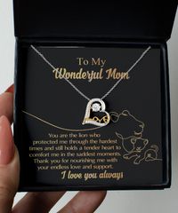 Load image into Gallery viewer, Wonderful Mom Heart Necklace - Lion
