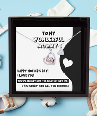 Load image into Gallery viewer, Mom To Be Baby Feet Necklace - Greatest Gift
