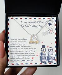 Load image into Gallery viewer, Wife Heart Necklace - Love And Cherish
