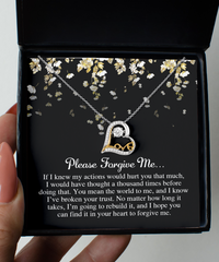 Load image into Gallery viewer, I&#39;m Sorry Heart Necklace - Broken Your Trust
