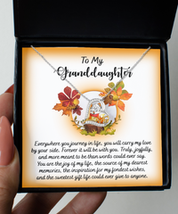 Load image into Gallery viewer, Granddaughter Heart Necklace - By Your Side
