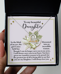 Load image into Gallery viewer, Daughter Heart Necklace - Incredible Woman

