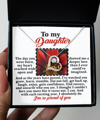 Load image into Gallery viewer, Daughter Heart Necklace - Deeper Love
