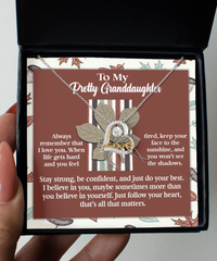 Load image into Gallery viewer, Granddaughter Heart Necklace - See The Shadows
