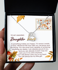 Load image into Gallery viewer, Daughter Heart Necklace - Makes You Happy
