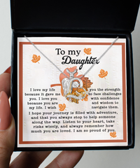 Load image into Gallery viewer, Daughter Heart Necklace - Gave Me You
