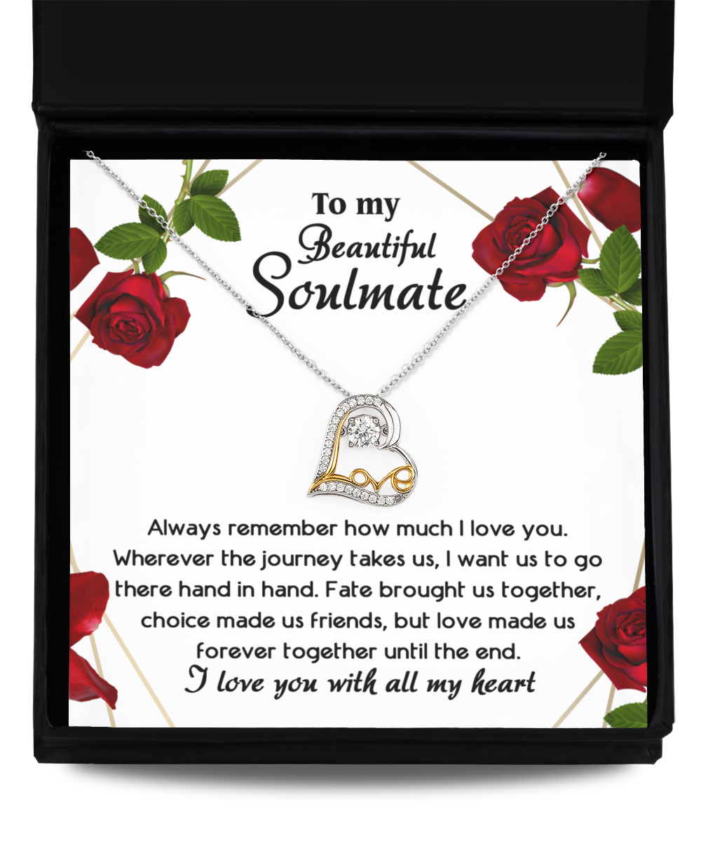 Soulmate Heart Necklace - Until The End