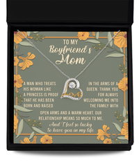 Load image into Gallery viewer, Boyfriend&#39;s Mom Heart Necklace - Open Arms
