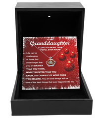 Load image into Gallery viewer, Granddaughter Crown Necklace - The Best Things
