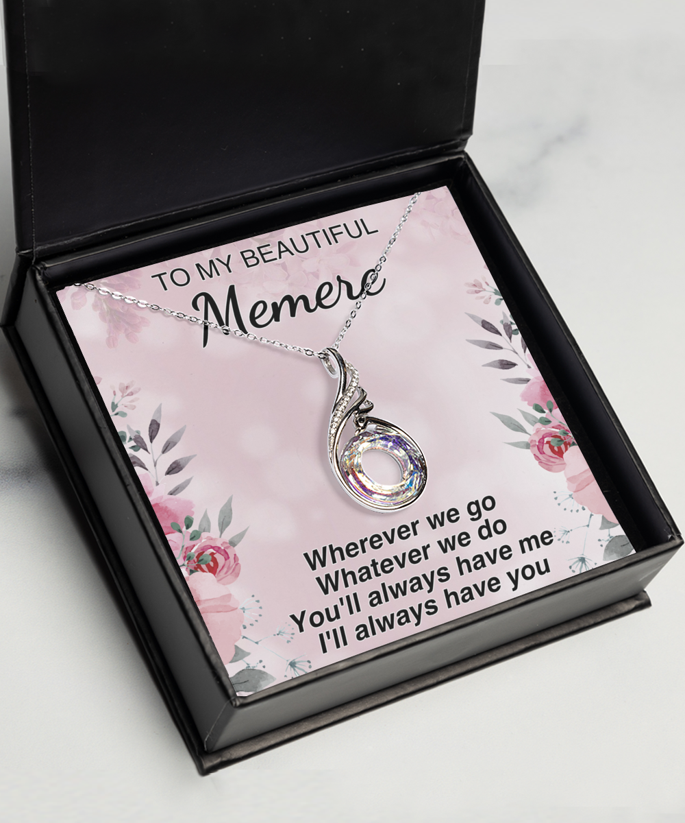 To My Memere - Wherever We Go - Phoenix Necklace