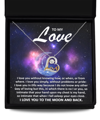 Load image into Gallery viewer, My Love Heart Necklace - I Love You
