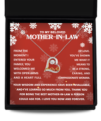 Load image into Gallery viewer, Mother in Law Heart Necklace - Compassionate Woman
