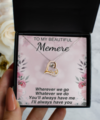 Load image into Gallery viewer, To My Memere - Wherever We Go - Sterling Silver Necklace
