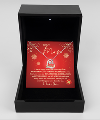 Load image into Gallery viewer, Mom Heart Necklace - Strong Woman
