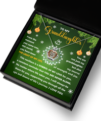 Load image into Gallery viewer, To My Granddaughter - Symbol Of Love - Crown Necklace
