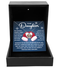 Load image into Gallery viewer, Daughter Crown Necklace - Hand in a Glove
