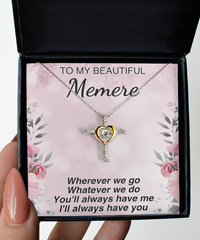 Load image into Gallery viewer, To My Memere - Wherever We Go - Sterling Silver Necklace
