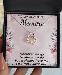 Load image into Gallery viewer, To My Memere - Wherever We Go - Sterling Silver Necklace
