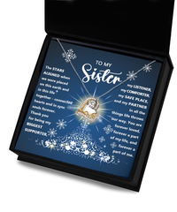 Load image into Gallery viewer, Sister Heart Necklace - Stars Aligned
