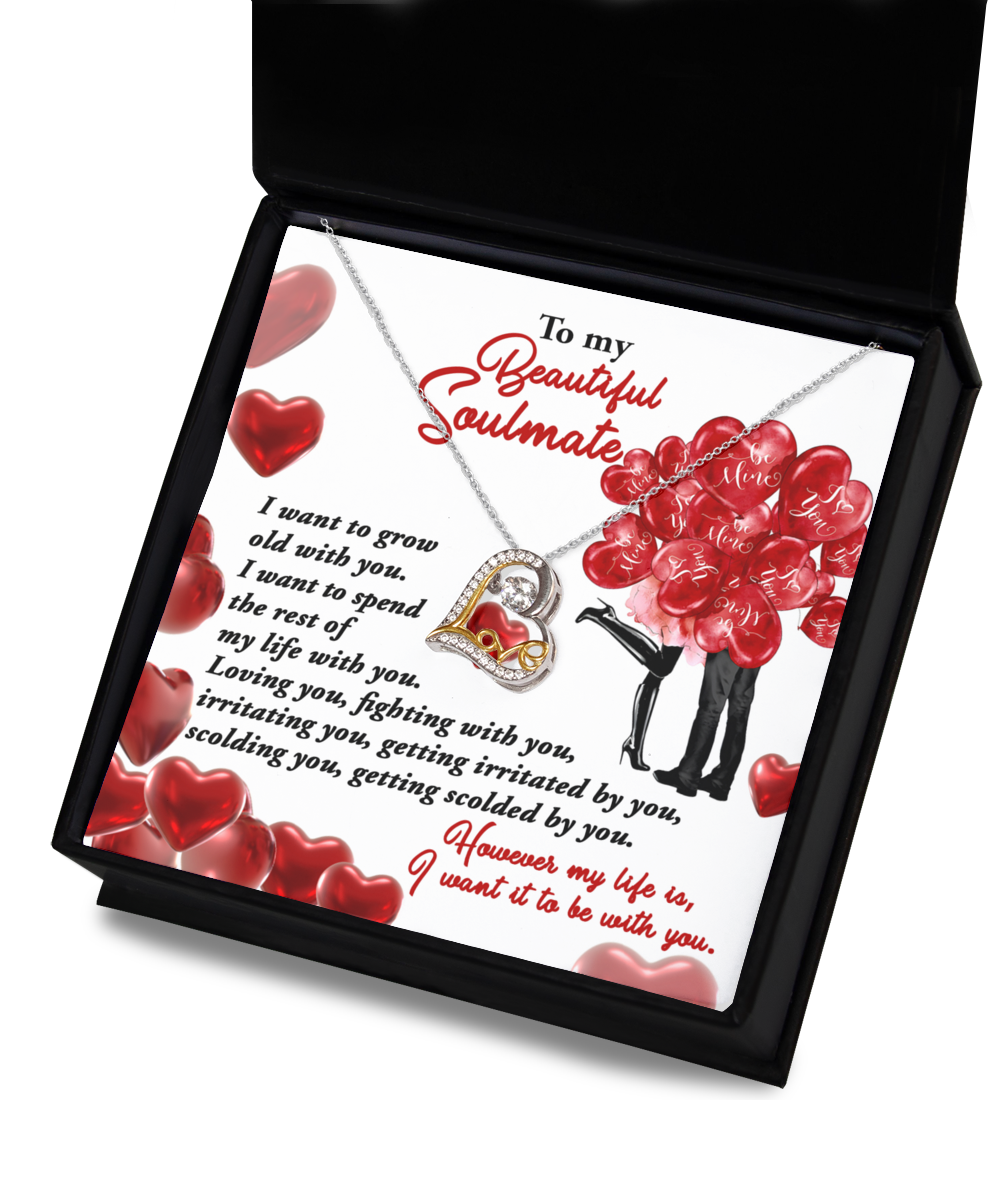 Soulmate Heart Necklace - With You