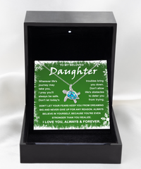 Load image into Gallery viewer, Daughter Turtle Necklace - Dreaming Big
