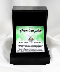 Load image into Gallery viewer, Granddaughter Crown Necklace - Pursuing Your Dreams
