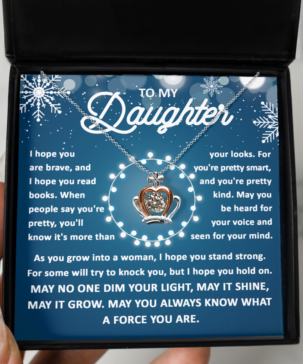 Daughter Crown Necklace - May You Know