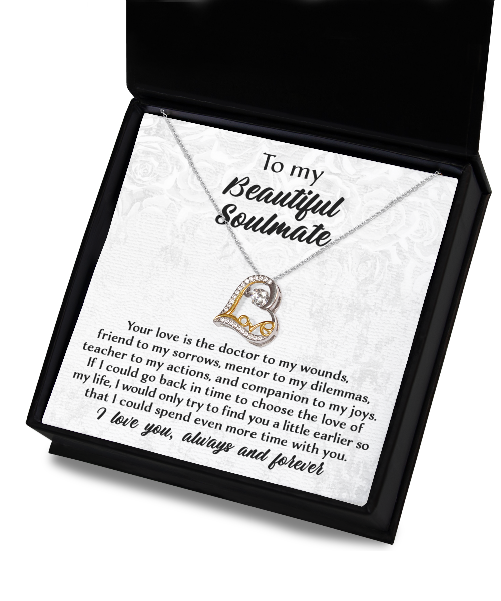 Soulmate Heart Necklace - Your Love