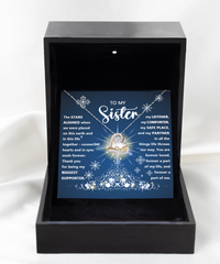 Load image into Gallery viewer, Sister Heart Necklace - Stars Aligned
