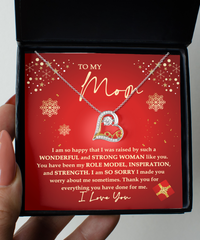 Load image into Gallery viewer, Mom Heart Necklace - Strong Woman
