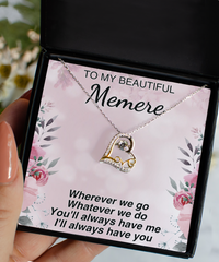 Load image into Gallery viewer, To My Memere - Wherever We Go - Sterling Silver Necklace
