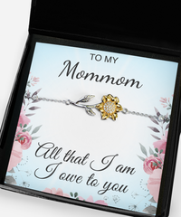 Load image into Gallery viewer, To My Mommom - All That I Am I Owe to You - Sunflower Bracelet
