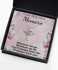 Load image into Gallery viewer, To My Memere - Wherever We Go - Sterling Silver Necklace
