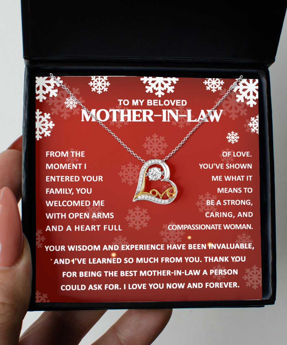 Mother in Law Heart Necklace - Compassionate Woman