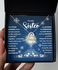 Load image into Gallery viewer, Sister Heart Necklace - Stars Aligned
